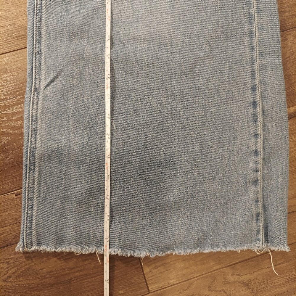 Sincerely Jules Wide Leg Light Wash 100% Cotton Size 11/30 - Picture 7 of 10